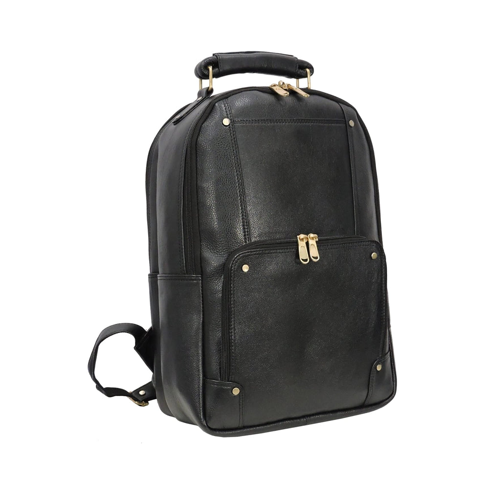 Laptop Leather Backpack-1